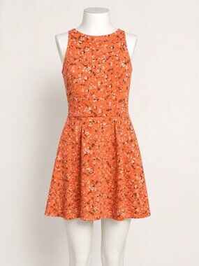 Copper Key Fit & Flare Dress Size Small EUC